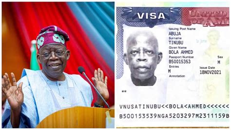 Apc Refutes Tinubu Us Entry Denial Shares His Visa Okay Ng