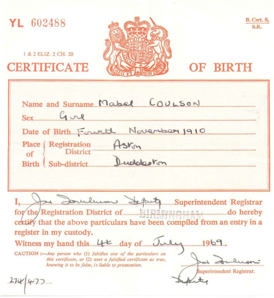 Application Date Of Birth Certificate Form 238108 Date Of Birth