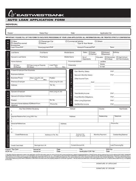 Application For Car Loan Fill Out Sign Online Dochub