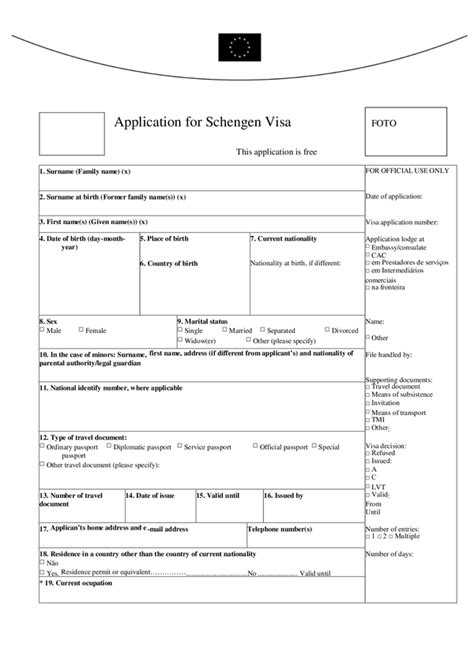 Application Visa Vfs Form Fill Online Printable Fillable Blank