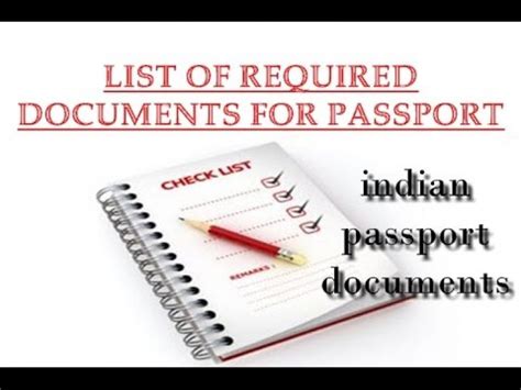 Applying For A Passport Here Is A List Of Important Documents Required