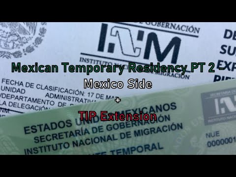 Applying For Mexican Temporary Residency Youtube