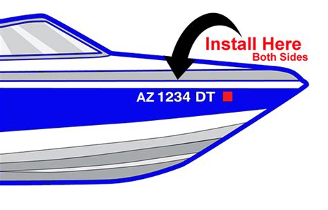 Arizona State Boat Registration Number Boat Life