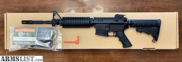 Armslist For Sale 3 Pics New Unfired Colt M4a1 Socom Property Of U S Govt Marked