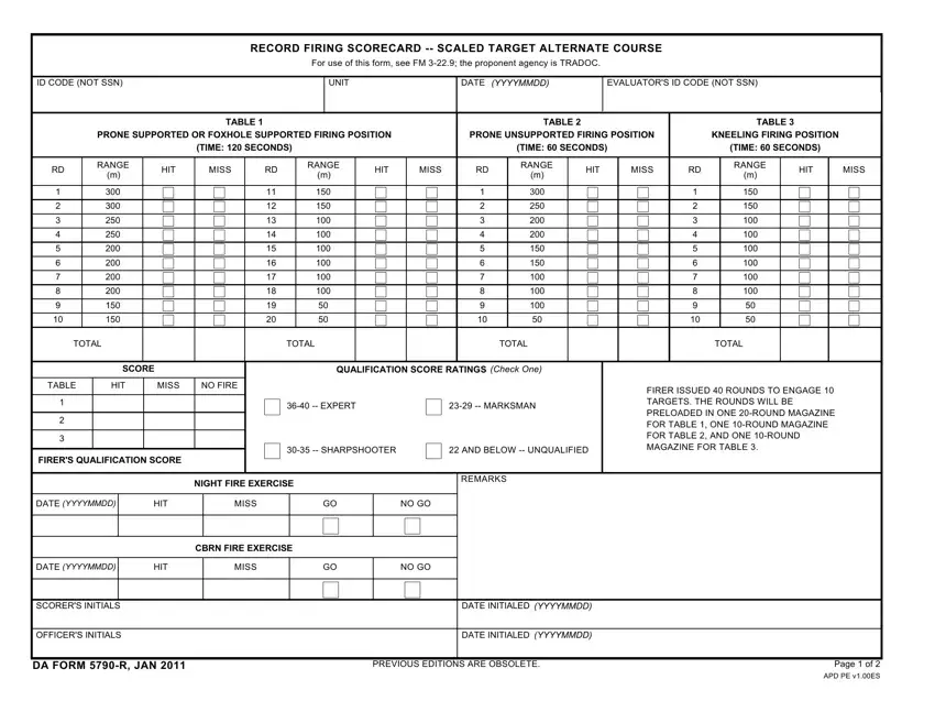 Army Weapons Card Forms And Templates Fillable Printable Samples