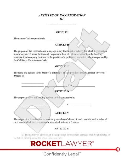 Articles Of Association Agreement Sample Articles Of