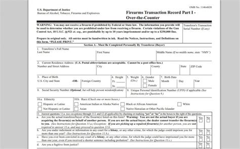 Atf Form 4473 Firearms Licensing And Consulting Group Llc