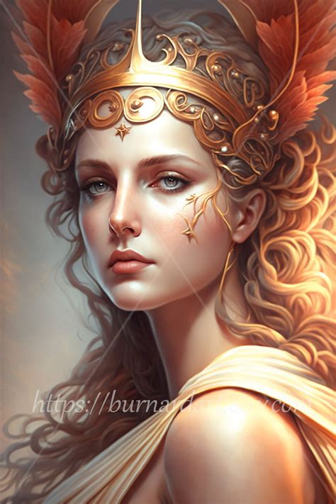 Athena Digital Download Goddess Of Wisdom Warfare And Handicraft Greek Mythology Ai Art Print