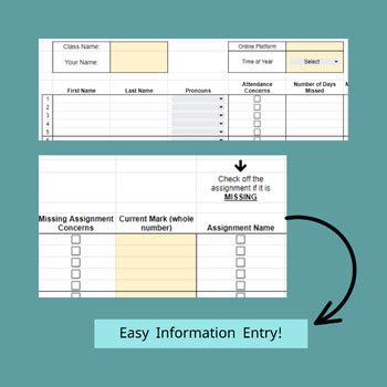 Attendance Tracker And Email Home Generator By Painless Paperwork