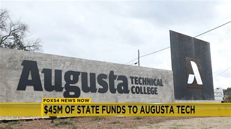 Augusta Tech To Receive State Funding For New Training Facility Wfxg