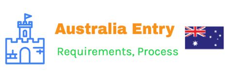 Australia Entry Requirements Documents List Process Entry Exit Stamp