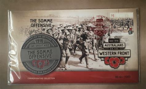 Australian Pnc 2016 Western Front The Somme Offensive Medallion