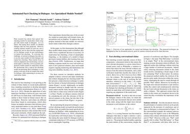 Automated Fact Checking In Dialogue Are Specialized Models Needed Papers With Code