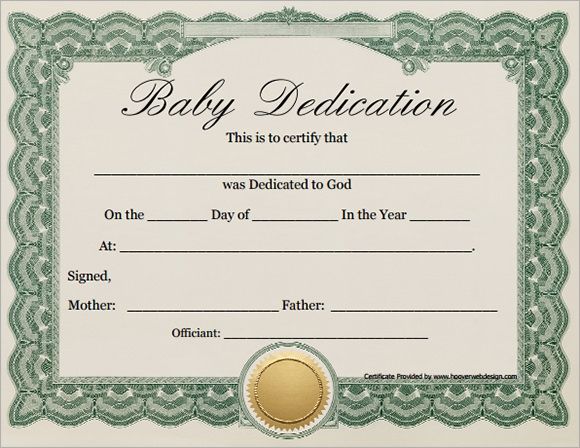 Baby Loss Certificate