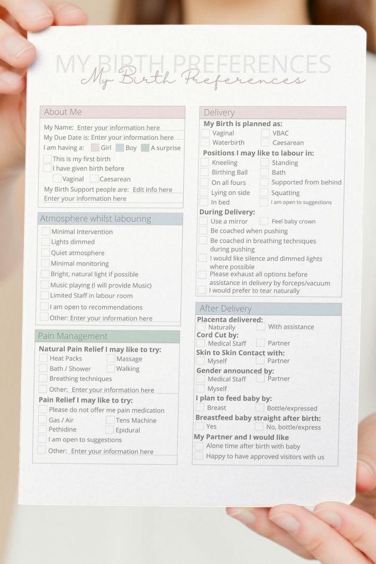 Baby Paperwork Checklist Birth Plan To Birth Certificate