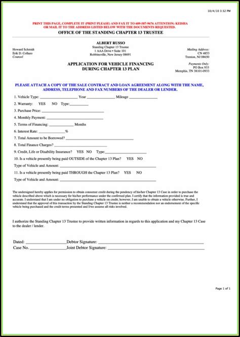 Bankruptcy Chapter 13 Forms Pdf Form Resume Examples Wrypavpv4a