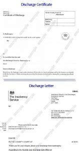 Bankruptcy Discharge Certificate 0161 327 2799