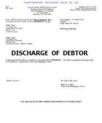 Bankruptcy Discharge Papers Official Bankruptcy Court Records Online