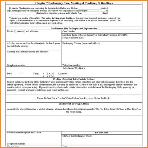 Bankruptcy Forms Colorado Form Resume Examples Bpv5m1av1z