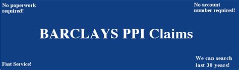 Barclays Ppi Claim Experts Free Ppi Check No Paperwork Required Ppi