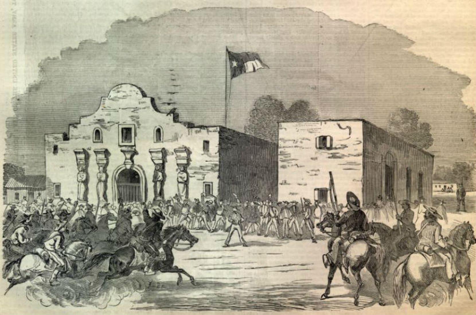 Battle Of The Alamo Rarenewspapers Com