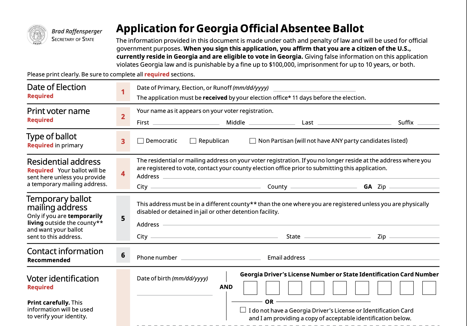 Battleground Ballot Box How To Vote Absentee By Mail In Georgia