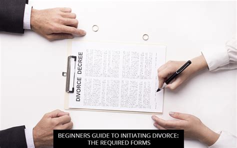 Beginners Guide To Initiating Divorce The Required Forms A Mehdi Law