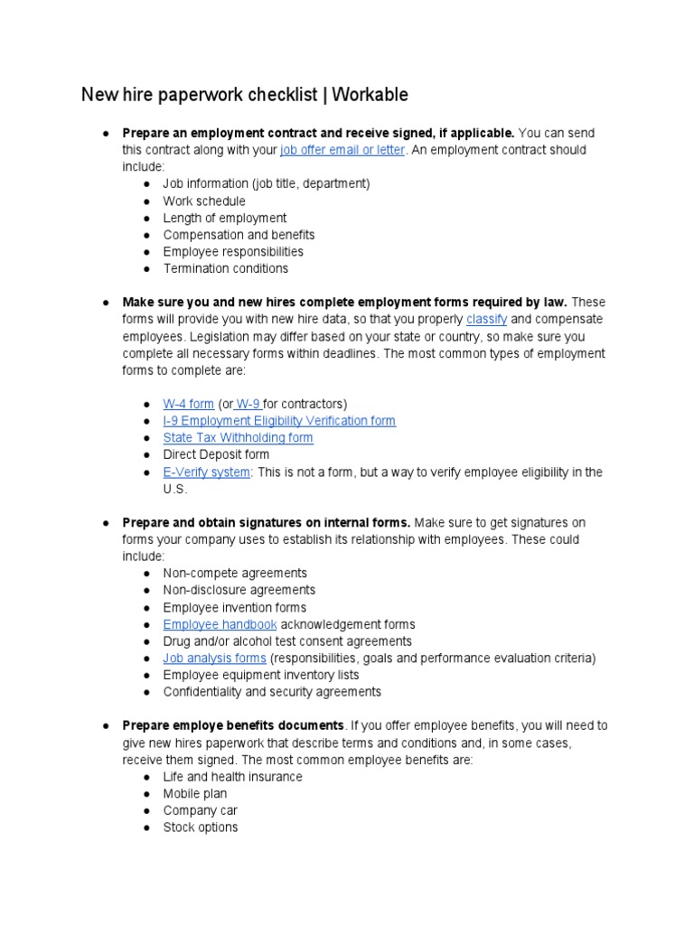 Beginning Of Year Paperwork Checklist By Novalski Productions Tpt