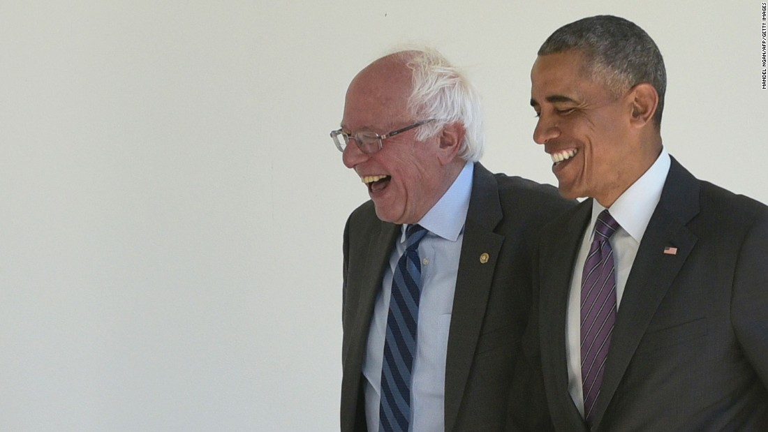 Bernie Sanders Meets With Barack Obama Says President Will Remain