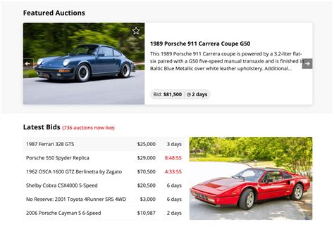 Best Car Auction Bring A Trailer Vs Cars Amp Bids Vs Pcarmarket Youtube