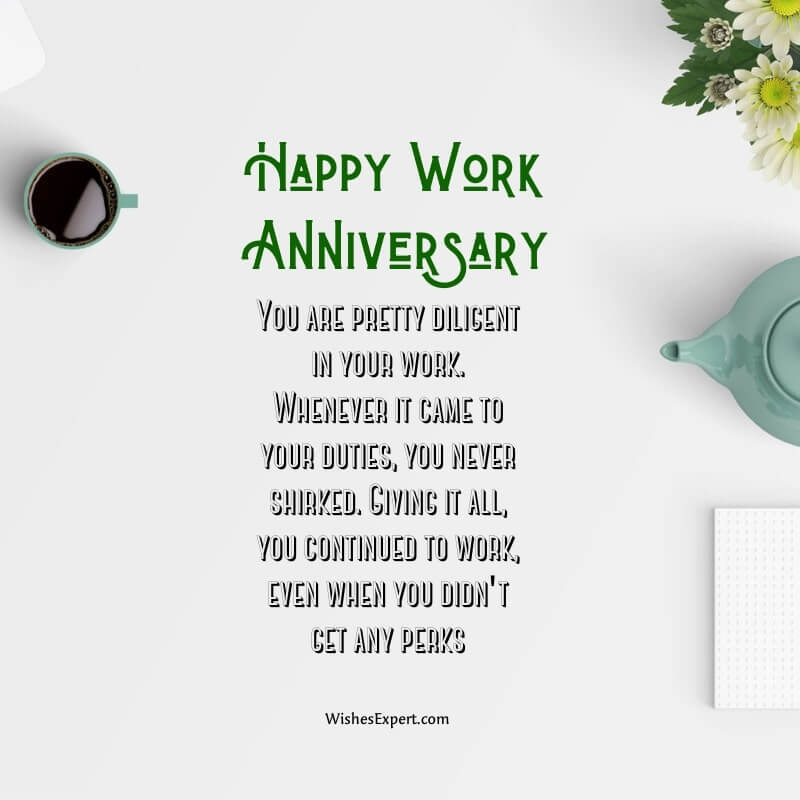 Best Happy 7 Year Work Anniversary Quotes Wishes