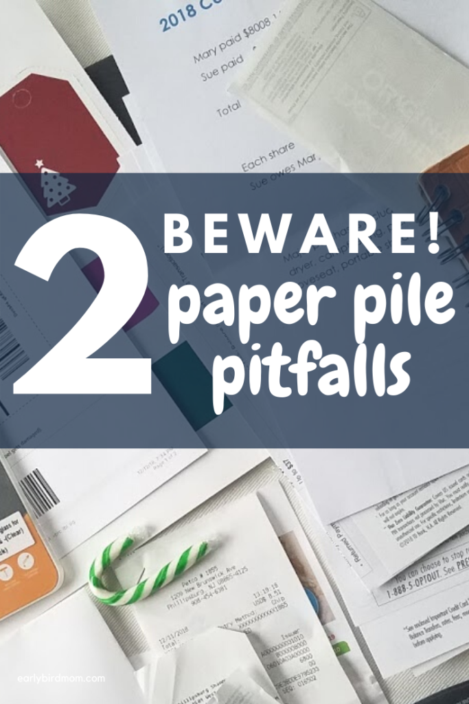 Beware These 2 Paperwork Pitfalls Decluttering School