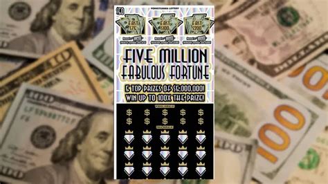 Billete De Five Million Fabulous Fortune Ganador De 5 Millones Vendido