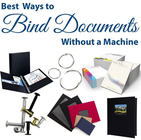 Binding101 Resource Center What Are The Best Ways To Bind Documents