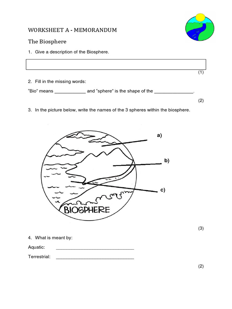 Biosphere 2 Esl Worksheet By Dannuzia Worksheets Library