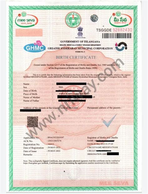 Birth Certificate From India Birth Certificate Document Procurement Services Chennai Discover