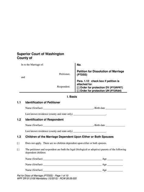 Blank Divorce Papers Fill Out Sign Online Dochub