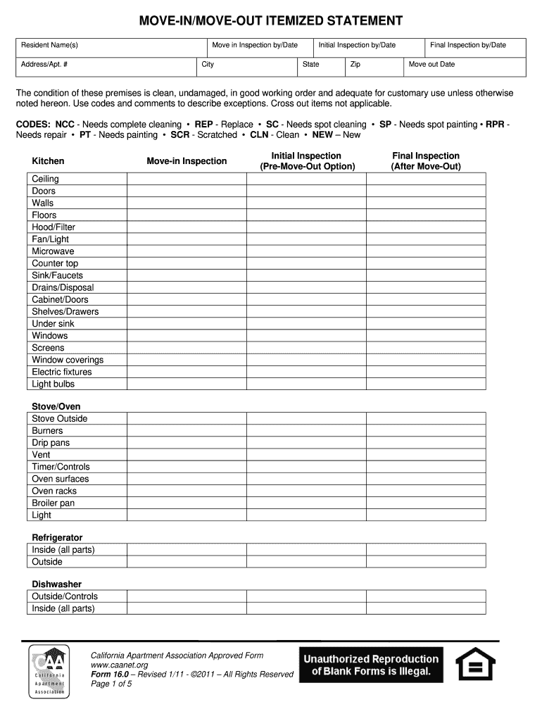 Blank Itemized Form Fill Out Sign Online Dochub