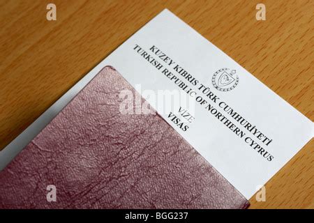 Blank Page Supplied As Entry And Exit Visa By The Turkish Republic Of