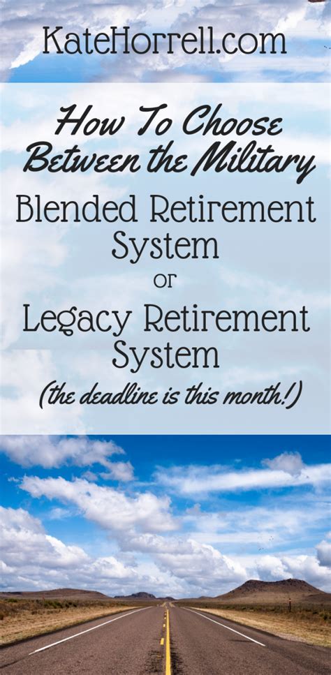 Blended Retirement System How To Choose Between The Military S