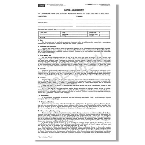 Blumberg Lease New York Residential Lease Forms