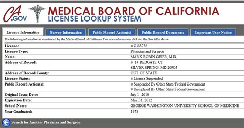 Board Of Medicine California License Lookup Musligh