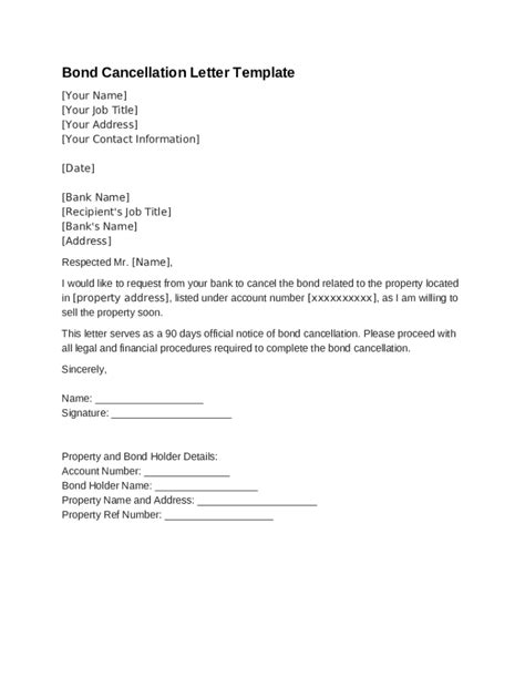 Bond Claim Letter Template Samplesletter Template Collection Doc