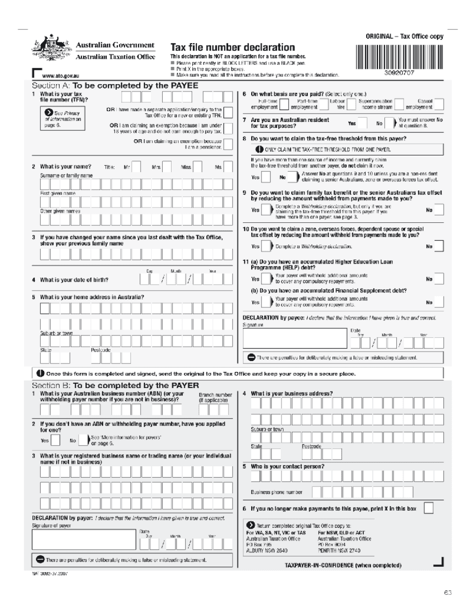 Boost Efficiency With Our Form Typer For Tax Declaration Form