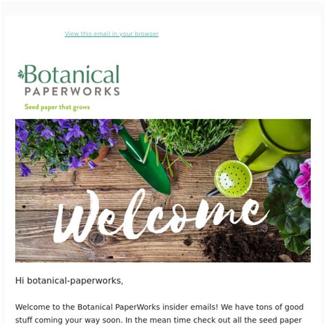 Botanical Paperworks Latest Emails Sales Amp Deals