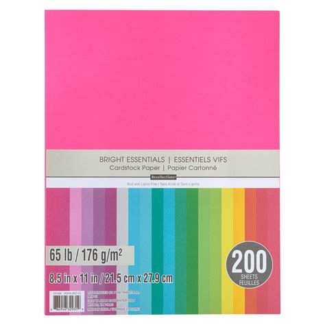 Bright Essentials 8 5 X 11 Cardstock Paper By Recollections Michaels