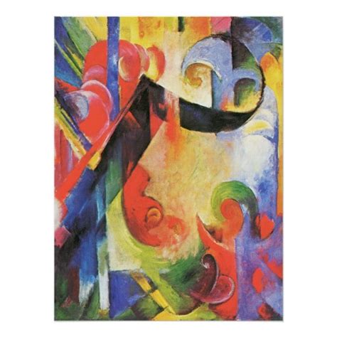 Broken Forms By Franz Marc Vintage Abstract Art Magnet Zazzle