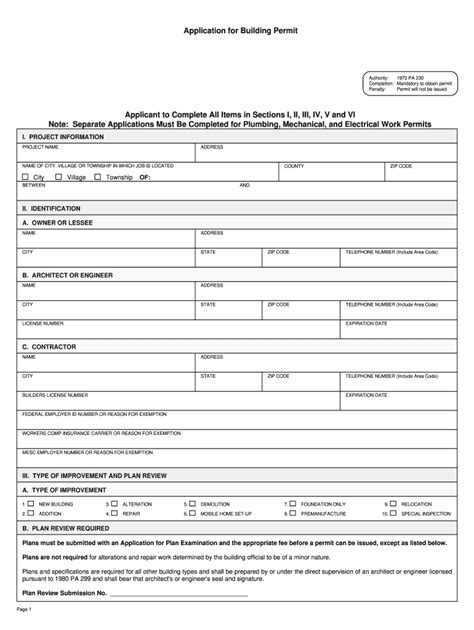 Building Permit Template Fast Amp Easy To Use Airslate Signnow