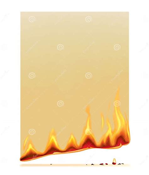 Burning Paper Stock Images Image 8007354