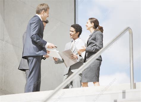 Business People With Paperwork Stock Image F013 4607 Science